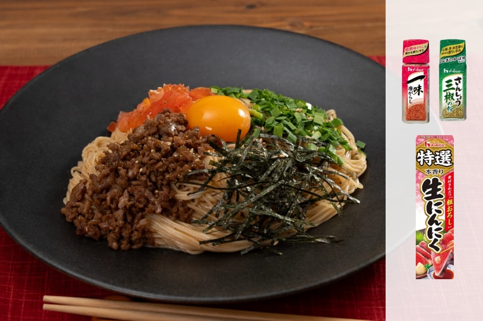 「中国菜　エスサワダ」澤田シェフ監修！にんにく香るコク旨油そば風そうめん