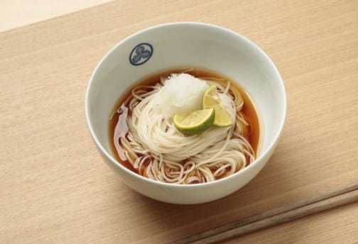 総本家更科堀井監修更科そば（おろしすだちそば）
