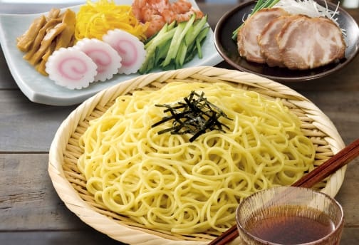 選べる２つのつけだれざるラーメン　超レモン推し