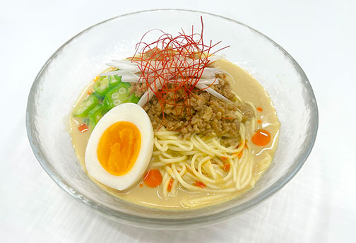 S&Bゴールデンカレー風味の冷やし豆乳担々麺