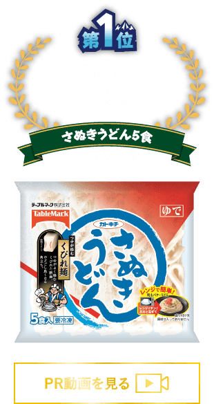 第1位 冷凍食品 麺類