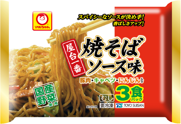 屋台一番焼そばソース味 3食パック